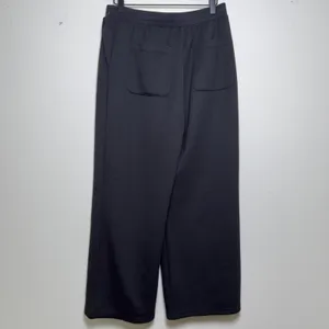 Uniqlo Women Pull On Pants XL Black Wide Leg Dry Sweatpants High Rise Minimalist thumbnail 5