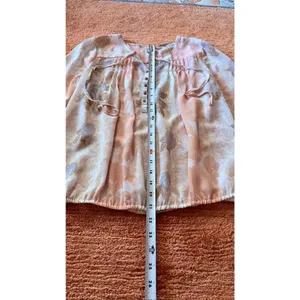 Charming Charlie Sheer Chiffon Blouse Boho Tie Neck Lightweight Size M thumbnail 3