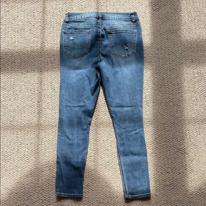 Blue Spice Blue Distressed Junior’s Jeans thumbnail 4