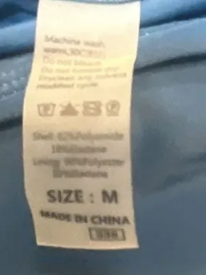 Blue Tankini Swimsuit Set Size M thumbnail 7