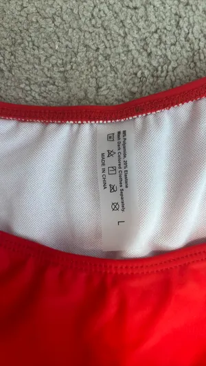 Red Shein Bikini Bottom  thumbnail 2