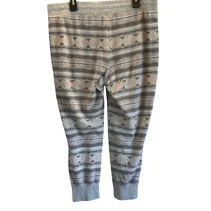 Eddie Bauer pink and grey thermal pajamas set XL lounge sleepwear thumbnail 7