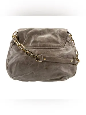 Tory Burch Gray Hobo Shoulder Bag thumbnail 2