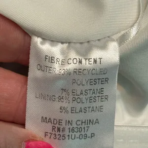Princess Polly White Strapless Top with Floral Detail NWOT thumbnail 6