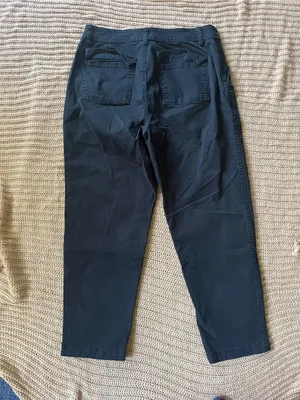 a new day Black Drawstring Chino Pants thumbnail 5