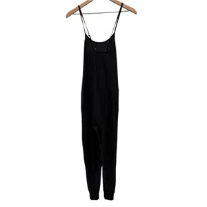 Beyond Yoga Romp Around Jumpsuit Sz XS Featherweight Black Criss Cross Back thumbnail 4