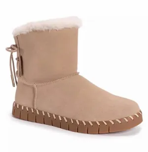 NEW MUK LUKS Flexi Albany Women's Suede Winter Boots Wool Lining thumbnail 1