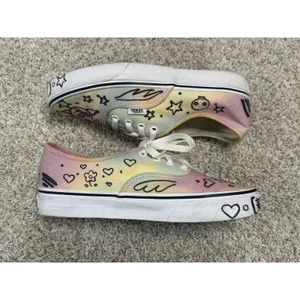 VANS Custom San Rio Kuromi My Melody Rainbow Tie Dye Low Top Skate Shoes Size 7 thumbnail 6