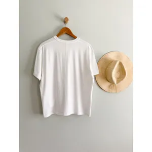 Madewell | NWT Relaxed Oversized Cotton Tee Eyelet White | Sz L thumbnail 8