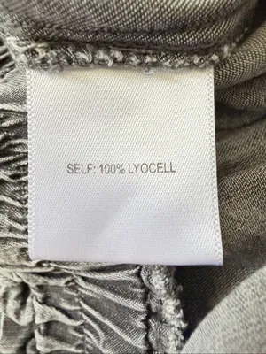 Jane Delancey Black Lyocell Wide Leg Crop Pants 2X Elastic Waist Pockets thumbnail 8