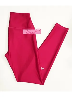 Alo High-Waist Airlift Leggings Magenta Crush Hi-Rise Waisted Full-Length Tights thumbnail 7