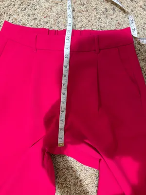 Old Navy Extra High-Rise Taylor Wide Leg Trouser Pants Hot Pink Barbie Medium thumbnail 10
