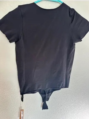 NWT SKIMS Onyx T-Shirt Bodysuit thumbnail 2