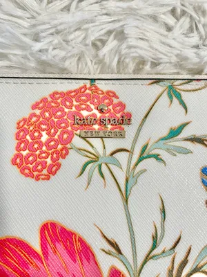 Kate Spade Cameron Street Blossom Hill Lilia Clutch Pouch Floral Zip thumbnail 3