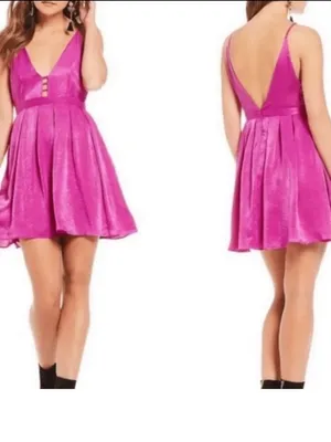 NWT Free People Gabby party all night‎ dress pink size 0 thumbnail 2