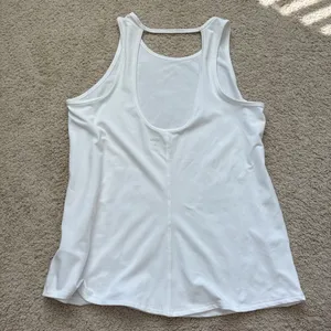 DSG White Tank Top Sleeveless Open Back thumbnail 3