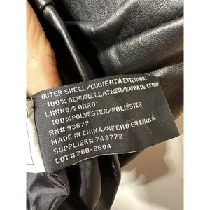 Women's Worthington Brand Black Leather Button Up Jacket RN 93677 Size Medium thumbnail 4