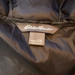 EDDIE BAUER Luna Peak Black Quilted Down Women’s Winter Coat Sz XXL thumbnail 12