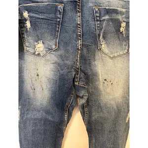 NWT One Teaspoon 26 Blue Blonde Long Lovers Drop Crotch Skinny Distressed Jeans thumbnail 6
