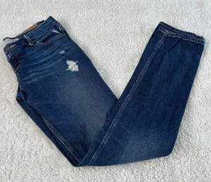 Y2K VTG Hollister Womens LR Jeans Straight Leg Sz 3 Cotton Streetwear Grunge Emo thumbnail 1
