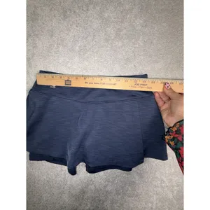 oiselle skort athletic skort heathered navy s thumbnail 7