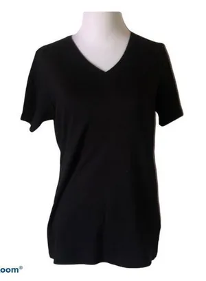 5/$30 🎈 Falls‎ creek women’s small v neck black t shirt thumbnail 1