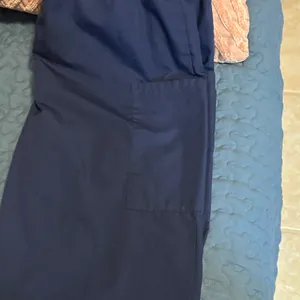 Ladies navy blue scrub pants Sz M by Cherokee thumbnail 3
