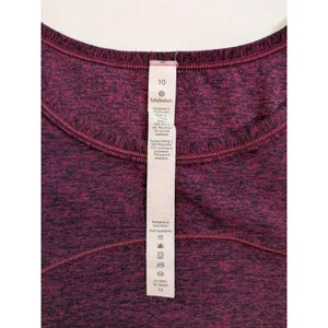 Lululemon Cypress Kiss Long Sleeve Pullover Base Layer Sz 10 Outdoor Gym Hiking thumbnail 8