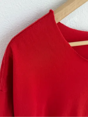 Los Angeles Angels Red Off the Shoulder Tee thumbnail 5
