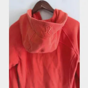 Lululemon Scuba Full-Zip Hoodie Burnt Orange Fleece Jacket Women's Sz 8‎ CA35801 thumbnail 7