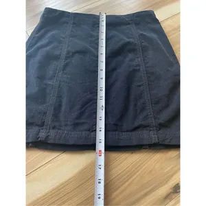 Free People Navy Blue Corduroy mini skirt S thumbnail 6