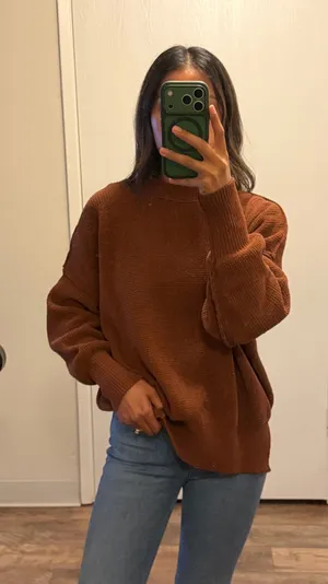 Abercrombie & Fitch Sweater Orange Size XS thumbnail 1
