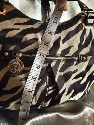 Anne Klein Black and Cream Zebra-Print Tote NWT thumbnail 12