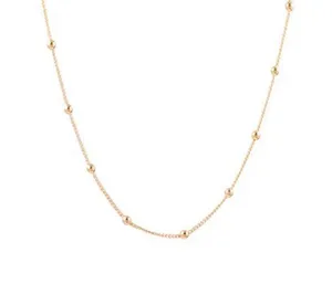 Boutique 18K Gold plated daydream ball bead necklace thumbnail 3