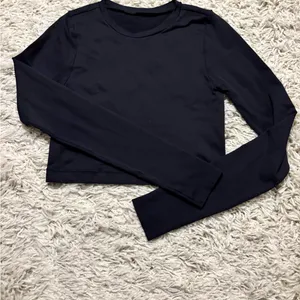 Garage Black Long Sleeve Athletic Wear Crop Top Size S thumbnail 3
