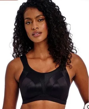 Freya Dynamic Wireless Sports Bra High Impact Racerback Black 32J thumbnail 1