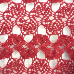 Vintage Y2K Crochet Bolero Shrug Red Buttons Collared Wrapper Indie Cottage S/M thumbnail 7