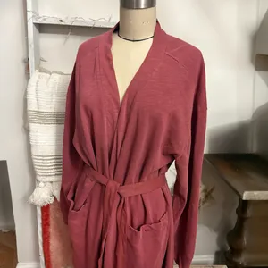 Free People Maxi Cardi Wrap Robe Size X-Large thumbnail 9
