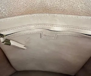 Madewell The Medium Transport Bag Tan Natural Crossbody Leather Tote Purse Bag thumbnail 7