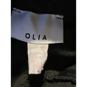 OLIA Womens Black Ribbed Knit Wide Leg Pants Palazzo Office Est XS Whimsigoth thumbnail 7