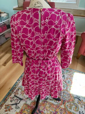 Draper James Pink Eyelet Dress thumbnail 5
