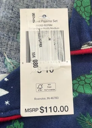 Vera Bradley NEW NWT Women’s Flannel Pajama Set Snow Globe Motif 🥰 Medium thumbnail 3