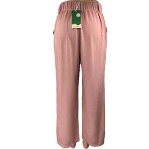 NEW Halara Women's Pink High Waisted Pleated Wide Leg Trousers Dress Pants Sz XS thumbnail 3