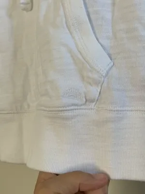 Women’s Faherty Sunwashed Organic Cotton Hoodie White Size M thumbnail 8