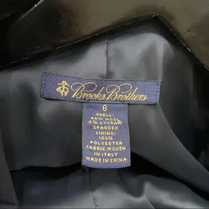 Brooks Brothers Navy Wool Blend 3- Button Women’s Blazer Size 6 thumbnail 10