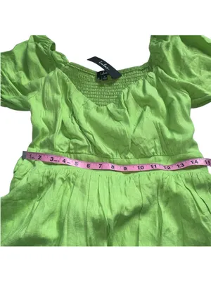 Lulus puff sleeve smocked mini dress thumbnail 8