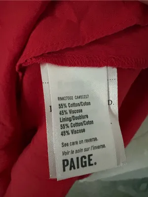 Paige Tiered midi Dress with Smocked Waist women size 10 cotton blended thumbnail 6