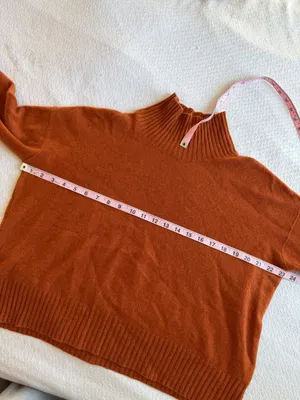 Free People Poppy Cashmere Turtleneck Sweater Copper thumbnail 7