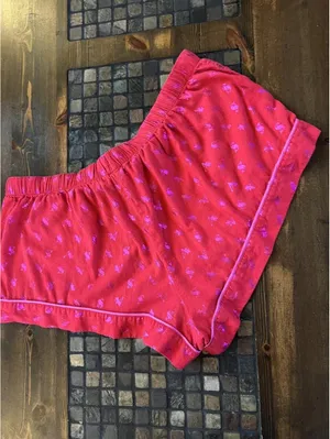 Vintage Y2K McBling Coquette Sparkly Victoria’s Secret Pajama Shorts size medium thumbnail 5