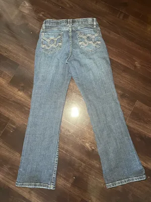 Saltworks Medium Rise Bootcut Blue Jeans Size 6P thumbnail 3